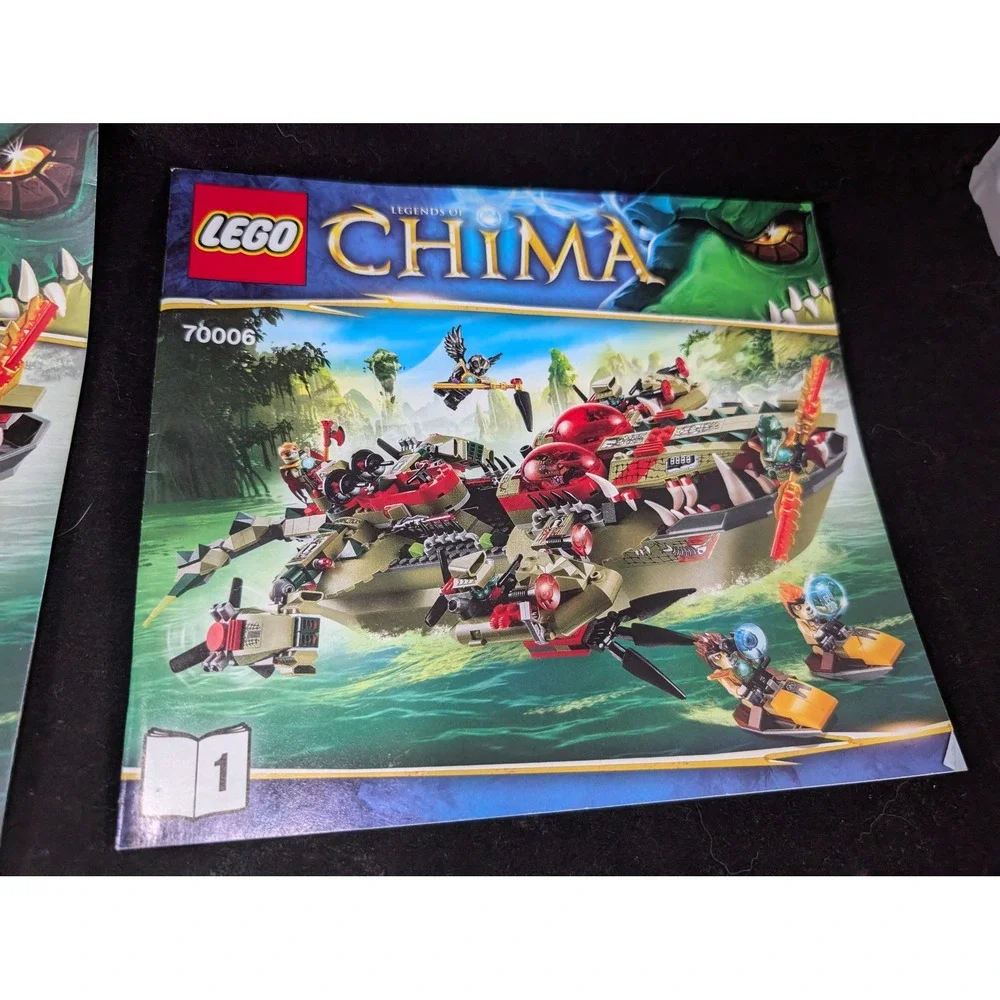 Lego Legends of Chima Instruction Manual Lot 70006 70130 30250 Cragger Sparratus